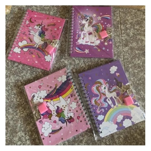 Блокнот на спирали с замком ST01277