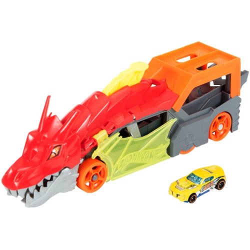 Грузовик-транспортер Mattel Пасть дракона Hot Wheels GTK42