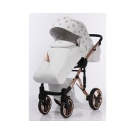 Коляска 2 в 1  универсальная Junama Glow 01 J-G-01 Белый с бронзовым