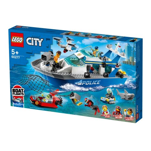 Конструктор Lego City Police Катер полицейского патруля (60277)