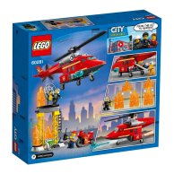 Конструктор Lego City Спасательный пожарный вертолёт (60281)