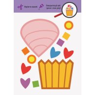 КЕНГУРУ Вырежи и наклей 5+ Еда. Замечательные аппликации (Укр)