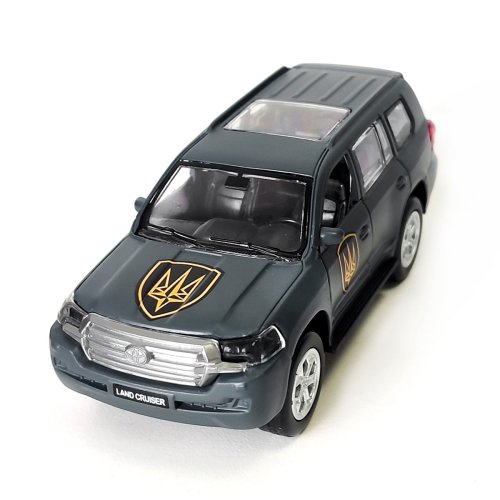Автомодель TechnoDrive Шевроны Героев Toyota Land Cruiser Рубеж KM6010