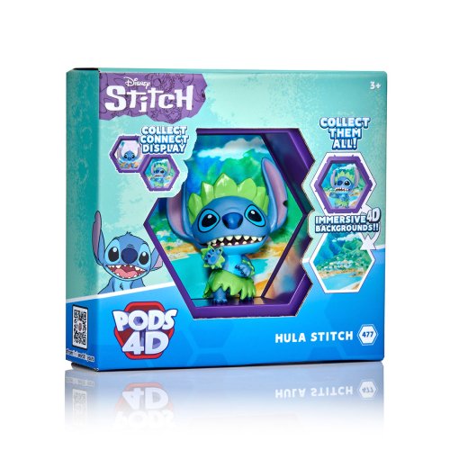 Коллекционная фигурка Wow! Pods 4D Дисней Танцующий Стич, 10 см DIS-CL-1022-02