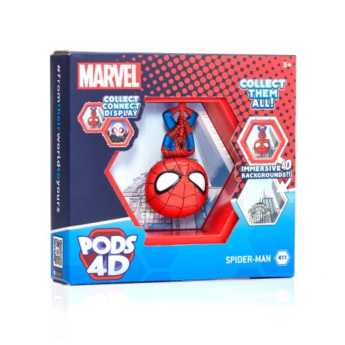 Коллекционная фигурка Wow! Pods 4D Марвел Marvel Человек-паук, 10 см MVL-1038-13