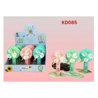 Вентилятор ручной цветы с распылителем воды (KD085)