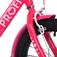 Детский велосипед Profi Princess с доп. колесами, 14 дюймов, малиновый MB 14042