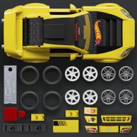 Конструктор Hot Wheels Машина Honda S2000 Speed, 257 деталей JFR88
