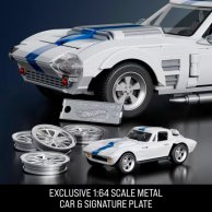 Конструктор Hot Wheels Mattel Brick Shop Elite Машина Corvette Grand Sport 918 деталей JGR31