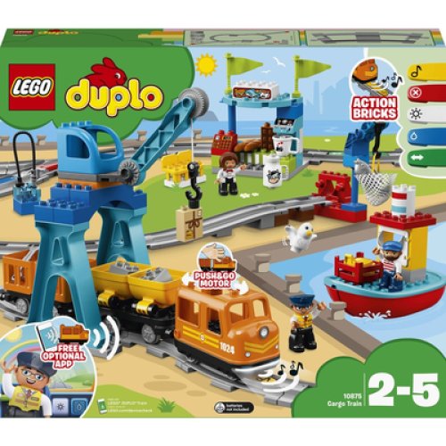 Конструктор Lego Duplo Грузовой поезд, 105 деталей 10875