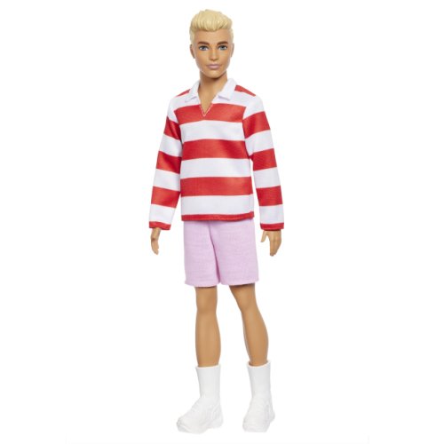 Кукла Mattel Barbie Fashionistas Кен Модник Бело-красная полоска HYV01