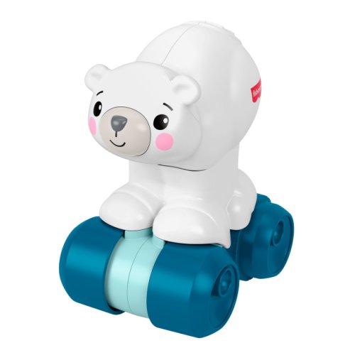 Развивающая игрушка Fisher-Price Полярный мишка Ползи за мной JDL63