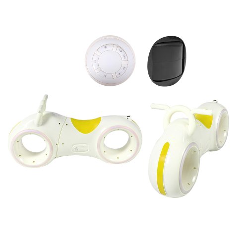 Каталка Tilly с LED подсветкой, белая GS-0020 White/Yellow