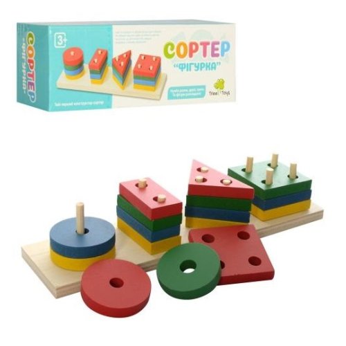 Деревянная игрушка Геометрика MD 0715