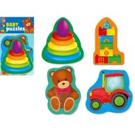 Игра развивающая Vladi Toys мягкие бейби пазлы Малыш сможет "Игрушки" VT1106-94 (укр)