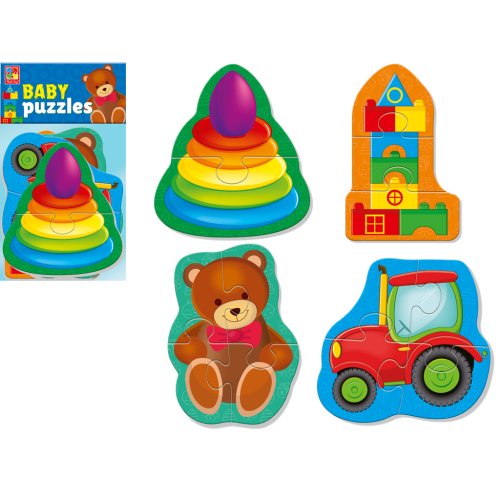 Игра развивающая Vladi Toys мягкие бейби пазлы Малыш сможет "Игрушки" VT1106-94 (укр)