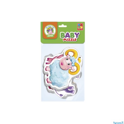 Беби пазлы Vladi Toys "Ферма" VT1106-86 (укр)