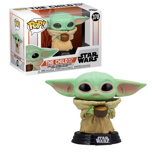 Фигурка Funko Pop! Мандалорец Малыш с чашкой Star Wars The Mandalorian 49933