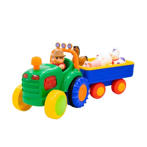 Игровой набор Kiddi Smart Трактор с трейлером, с эффектами (укр) 063180