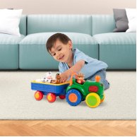 Игровой набор Kiddi Smart Трактор с трейлером, с эффектами (укр) 063180