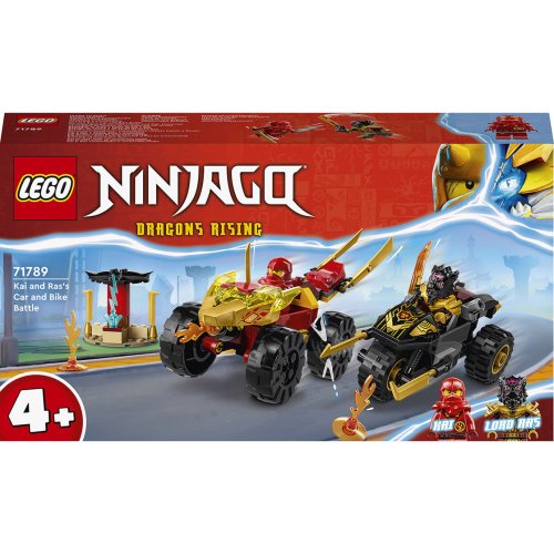 Конструктор Lego Ninjago Кай и Рас: Битва на машине и мотоцикле, 103 детали 71789