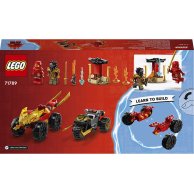 Конструктор Lego Ninjago Кай и Рас: Битва на машине и мотоцикле, 103 детали 71789