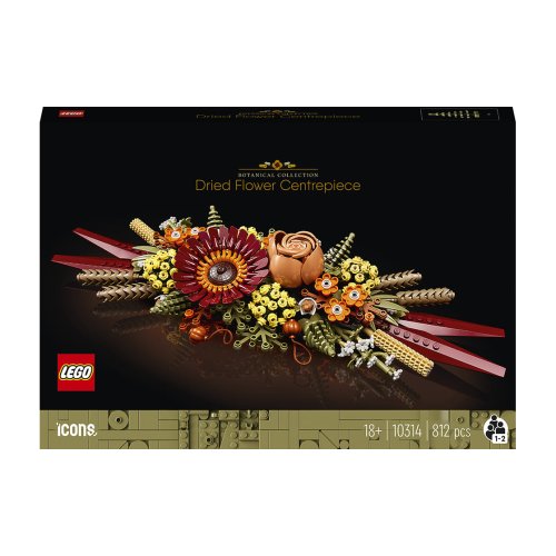 Конструктор Lego Icons Икебана из сухоцветов, 812 деталей 10314
