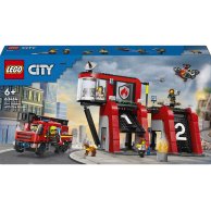 Конструктор Lego City Пожарное депо с пожарной машиной, 843 детали 60414