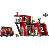 Конструктор Lego City Пожарное депо с пожарной машиной, 843 детали 60414