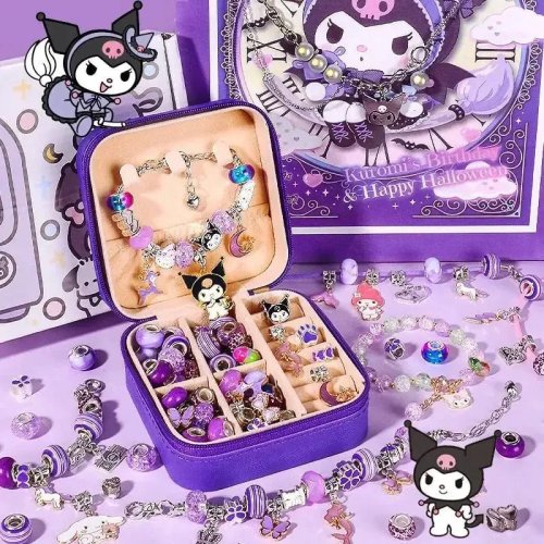 Набор для создания шарм-украшений Kuromi Куроми Pandora 5566KP