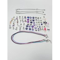 Набор для создания шарм-украшений Kuromi Куроми Pandora 5566KP