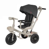 Велосипед трехколесный Tilly Flash с родительской ручкой, черный T-3812 Black