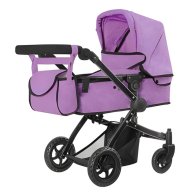 Коляска для куклы 2в1 Carrello Maestro с сумкой 9651B Purple