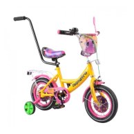 Велосипед TILLY Monstro 12" T-212210 yellow + pink