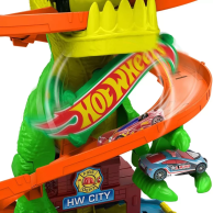 Игровой набор Mattel Трек Атака огненного Ти-Рекса Hot Wheels JBM73