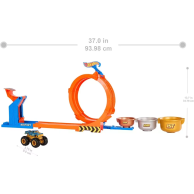 Игровой набор Mattel Трек Петли и трюки Соревнования за кубок Monster Trucks Hot Wheels JBX64