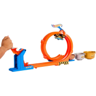 Игровой набор Mattel Трек Петли и трюки Соревнования за кубок Monster Trucks Hot Wheels JBX64