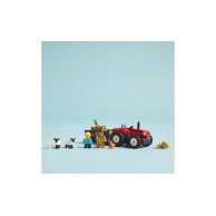 Конструктор Lego City Красный фермерский трактор с прицепом и овцами, 116 деталей 60461