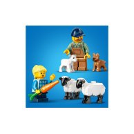 Конструктор Lego City Красный фермерский трактор с прицепом и овцами, 116 деталей 60461