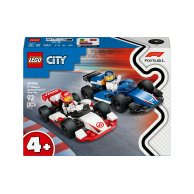 Конструктор Lego City Автомобили для гонки F1 команд Williams Racing и Haas, 92 детали 60464