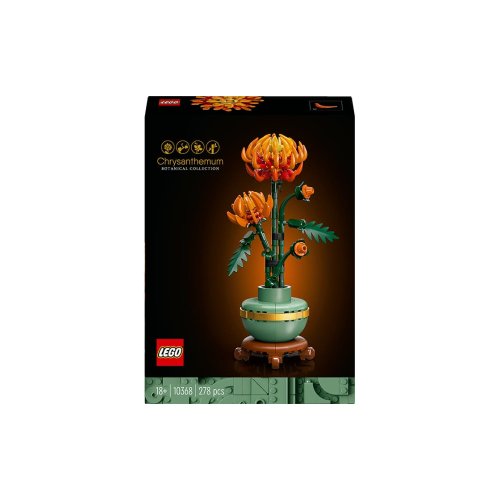 Конструктор Lego Icons Botanicals Хризантема, 278 деталей 10368