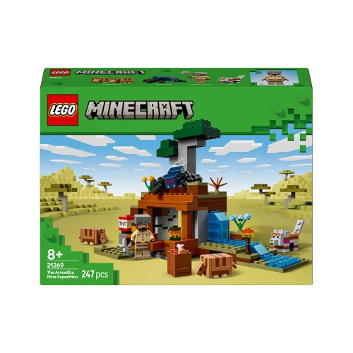 Конструктор Lego Minecraft Шахтная экспедиция "Броненосец", 247 деталей 21269