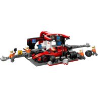 Конструктор Lego City Пит-стоп и пит-экипаж F1 с болидом Ferrari, 322 детали 60443