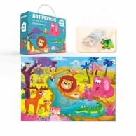 Деревянная игрушка ToyCloud Пазлы, 48 деталей WD13012