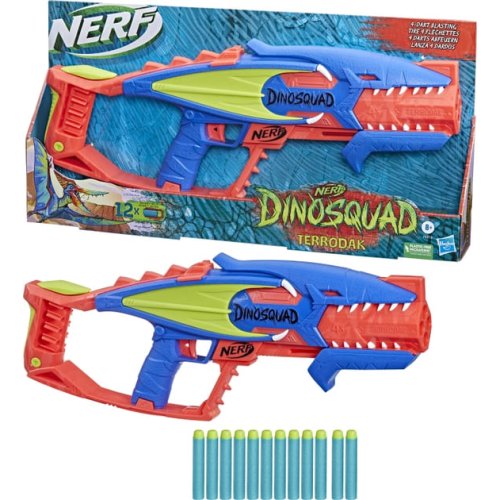 Бластер Hasbro Nerf Dinosquad Terrodak Нерф Диносквад Терродак, 12 патронов F6313