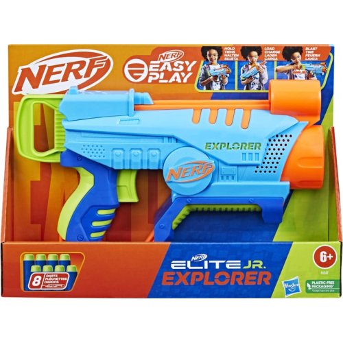 Бластер Hasbro Nerf Elite Junior Explorer Нерф Элит Джуниор Исследователь, 8 патронов F6367