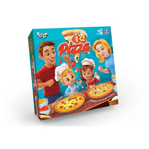 Настольная развлекательная игра Danko Toys IQ Pizza, укр G-IP-010