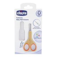 Ножницы детские Chicco с колпачком, оранжевые 05912.00
