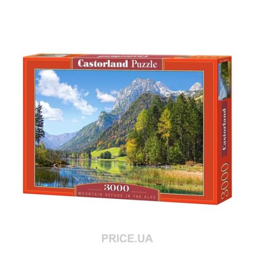 Пазлы Castorland 3000 эл. Горный пейзаж в Альпах