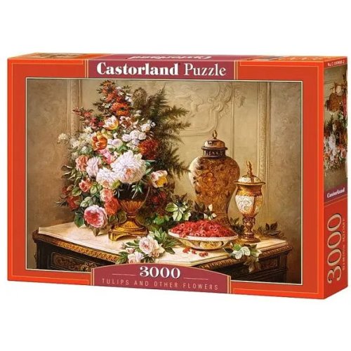 Пазлы Castorland Живопись. Тюльпаны и другие цветы, 3000 деталей C-300488